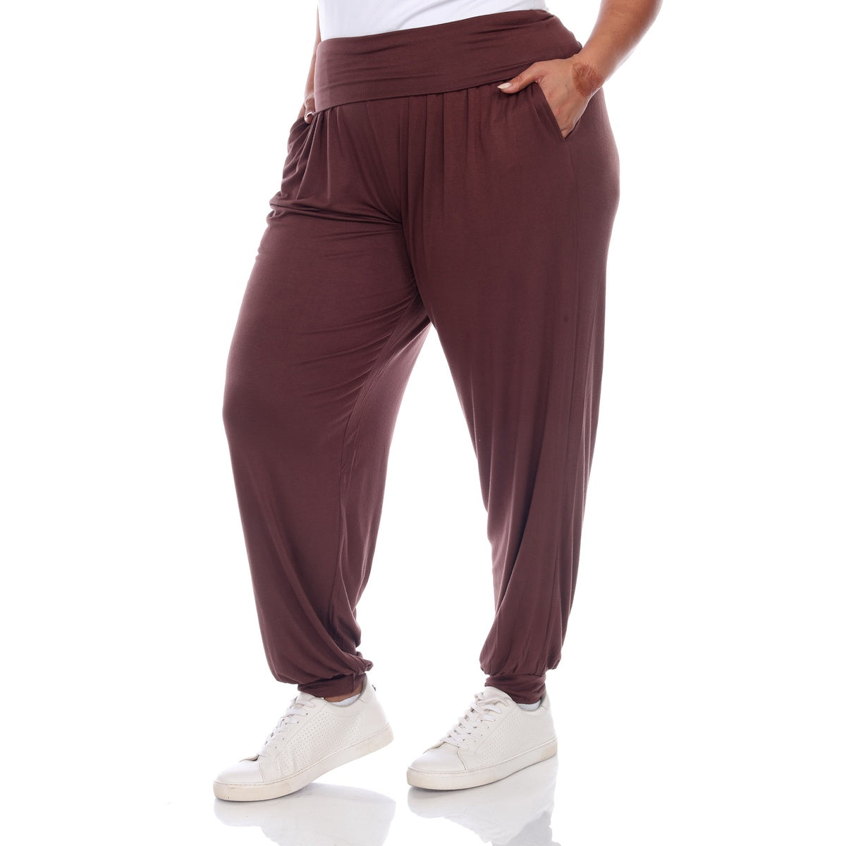  White Mark Plus Harem Pants - 3x - Bonton