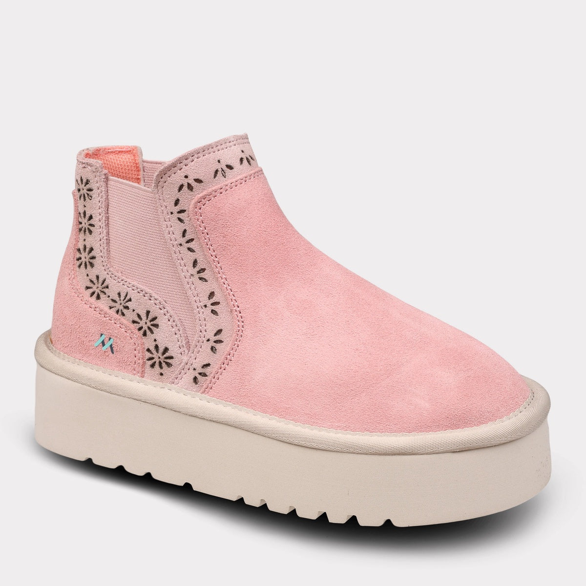  Mykos Antoinette Youth Pull-on Platform Boot - ChestnutWinter White - Bonton