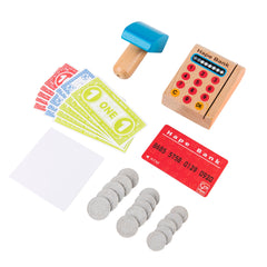 Hape Checkout Register Kid's Wooden Pretend Play Set