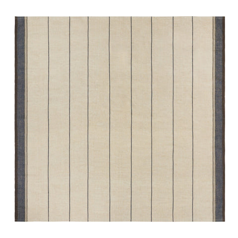 Eze Ivory & Blue Tablecloth