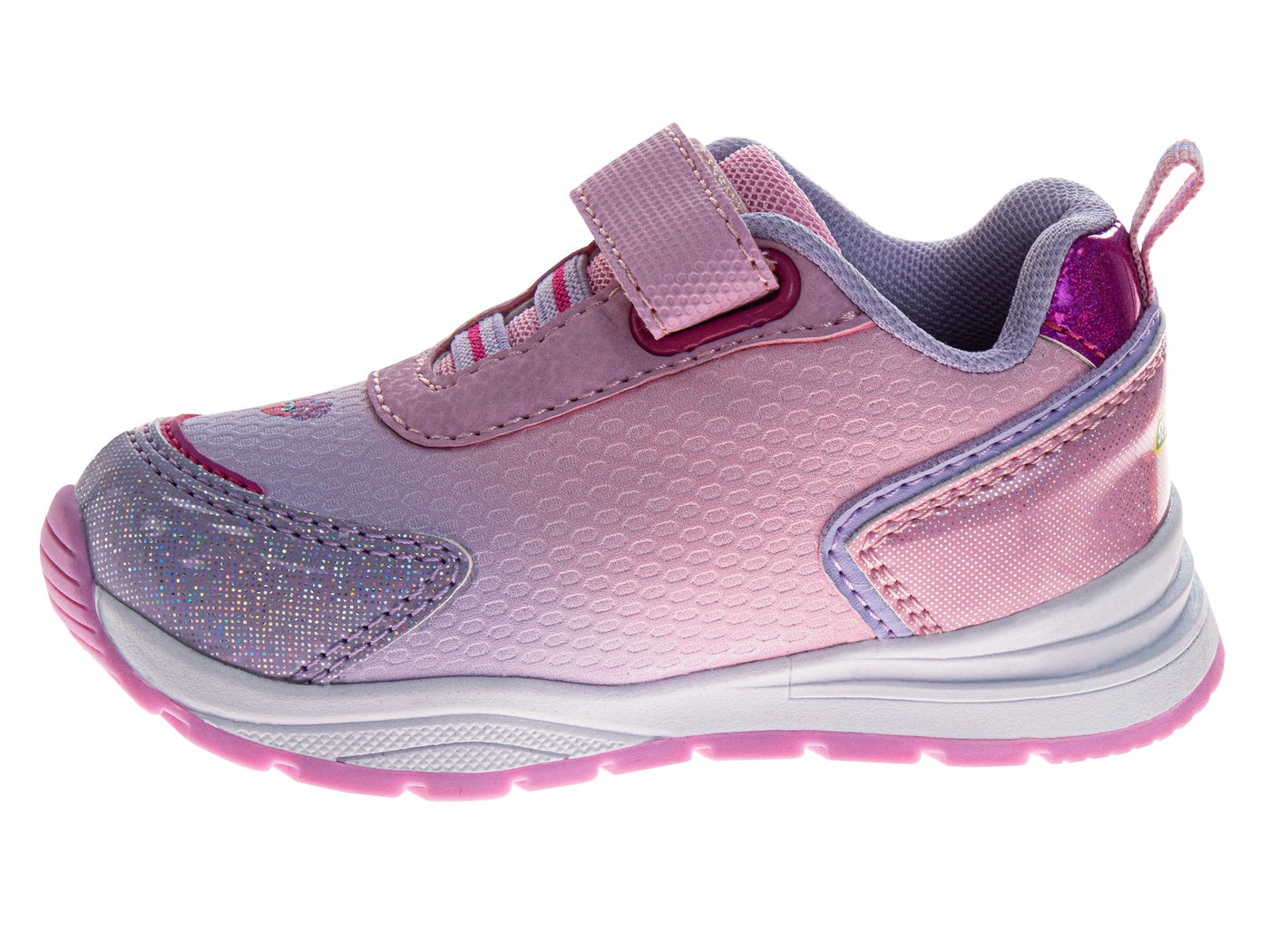  Josmo Sesame Street Girls Abby and Elmo Toddler Hook and Loop Lightup Sneakers - 7 - Bonton