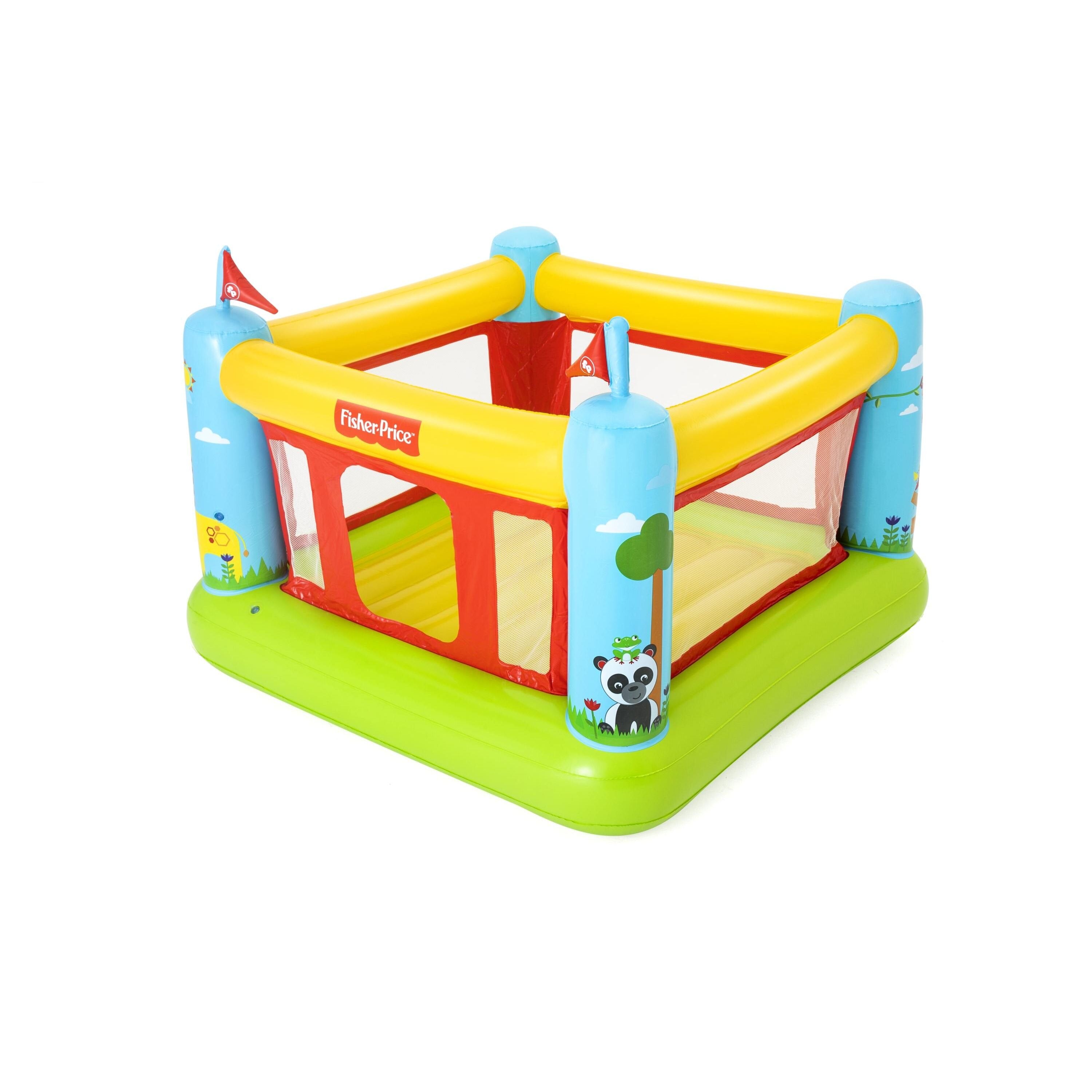  Bestway Bestway: Fisher-Price Bouncetastic Inflatable Bouncer - Multi - Bonton