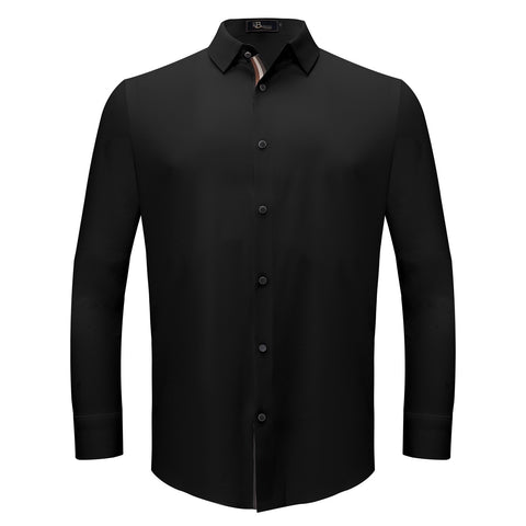 Power Move Button-Up Shirt BLACK