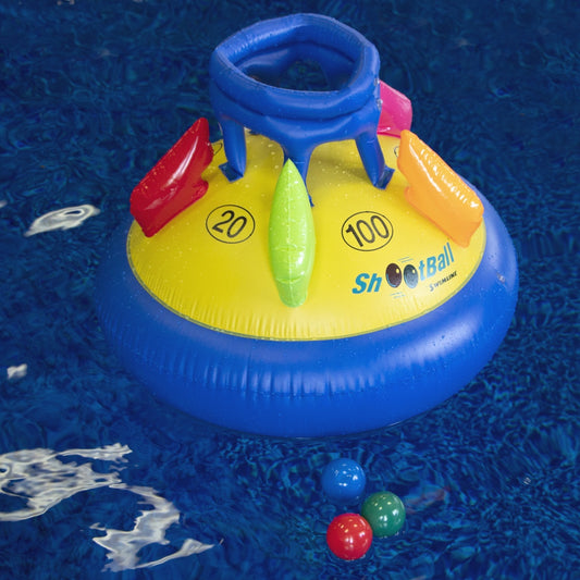 Inflatable Shootball Floating Swinmming Pool Game - 24"