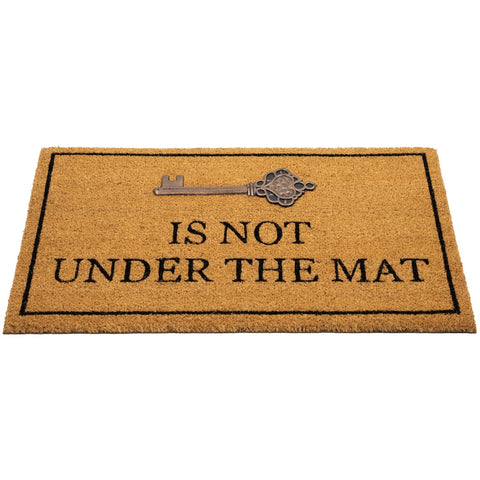 Key Is Not Under the Mat Coir Outdoor Doormat 18" X 30"