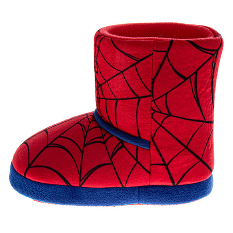 Marvel Spiderman Boys Slippers the Amazing Spidey House Shoes Indoor Cozy Plush Slippers Size Toddlers