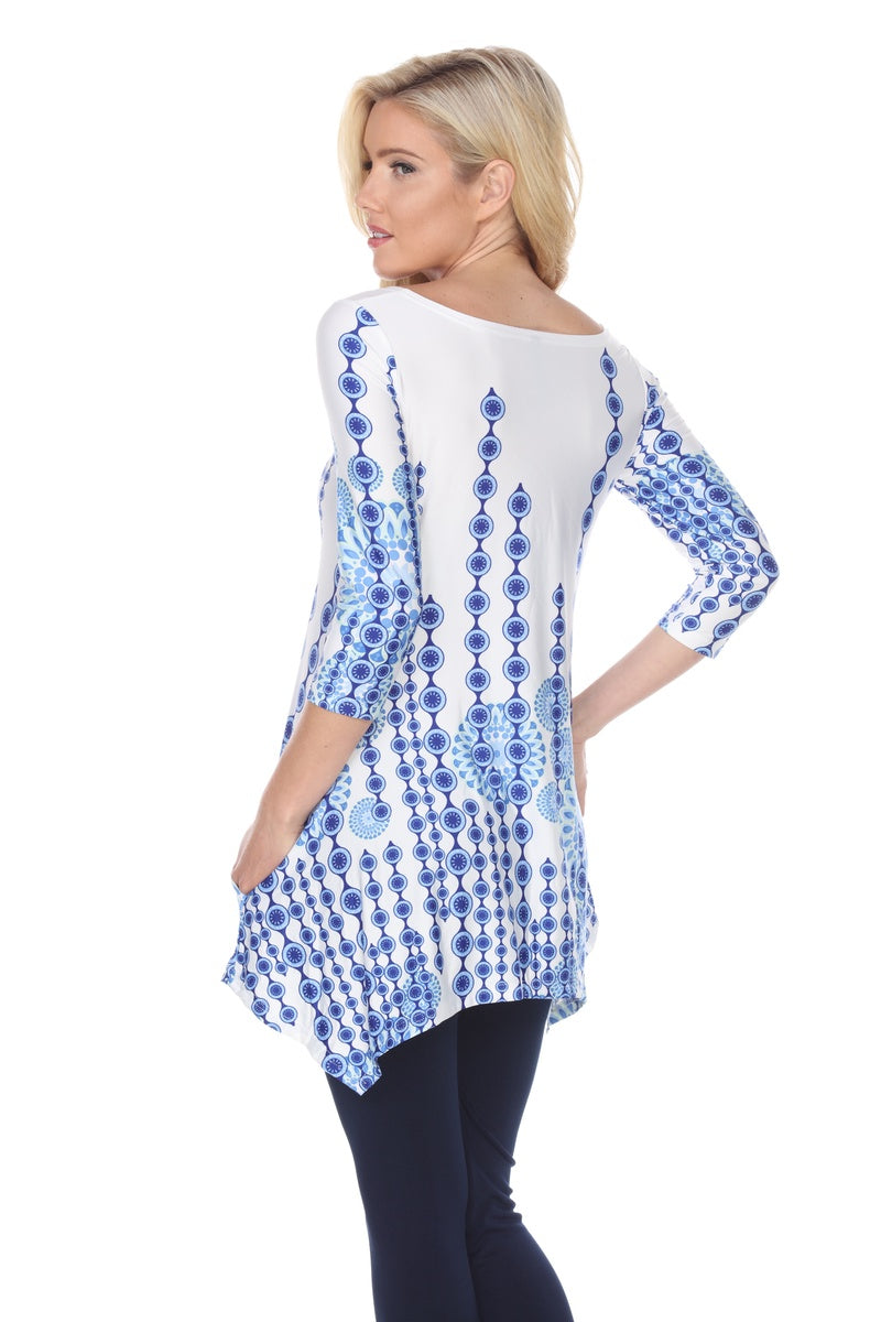  White Mark Women's Rella Tunic Top - S - Bonton