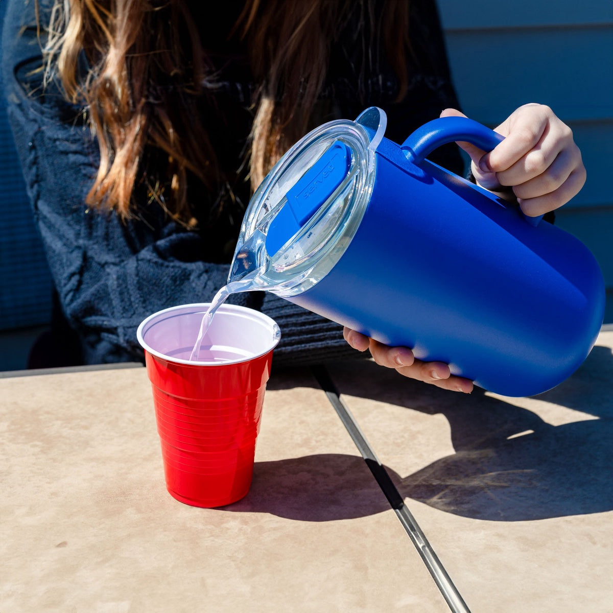  Served Served Vacuum-Insulated Pitcher (2L) - Berry - Default Title - Bonton