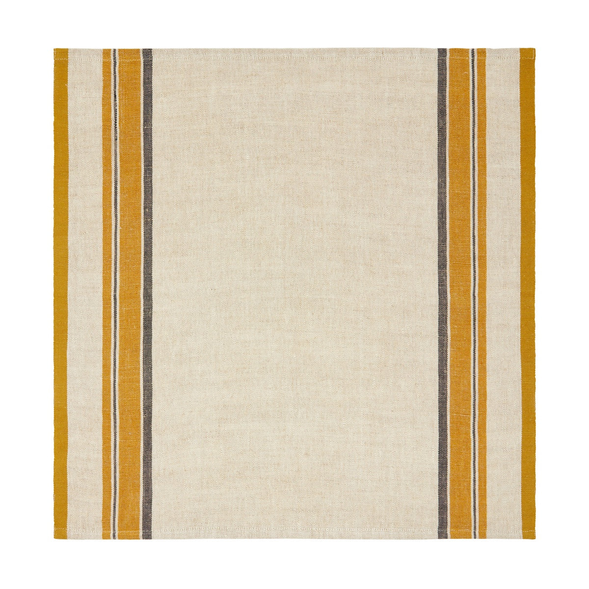  Caravan Antibes Natural Napkins, Set of 4 - Blue - Bonton