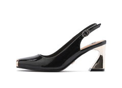 Loraine Metal Heel Slingback