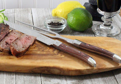 2 Piece Laguiole Pakkawood Carving Set