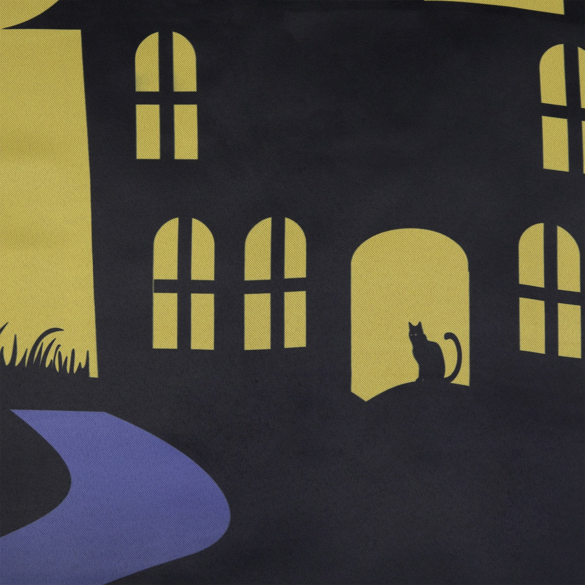  Northlight Spooky House Halloween Outdoor House Flag With Bats and Witch 28