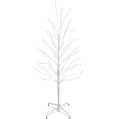 5' LED Lighted White Birch Christmas Twig Tree - Cool White Lights