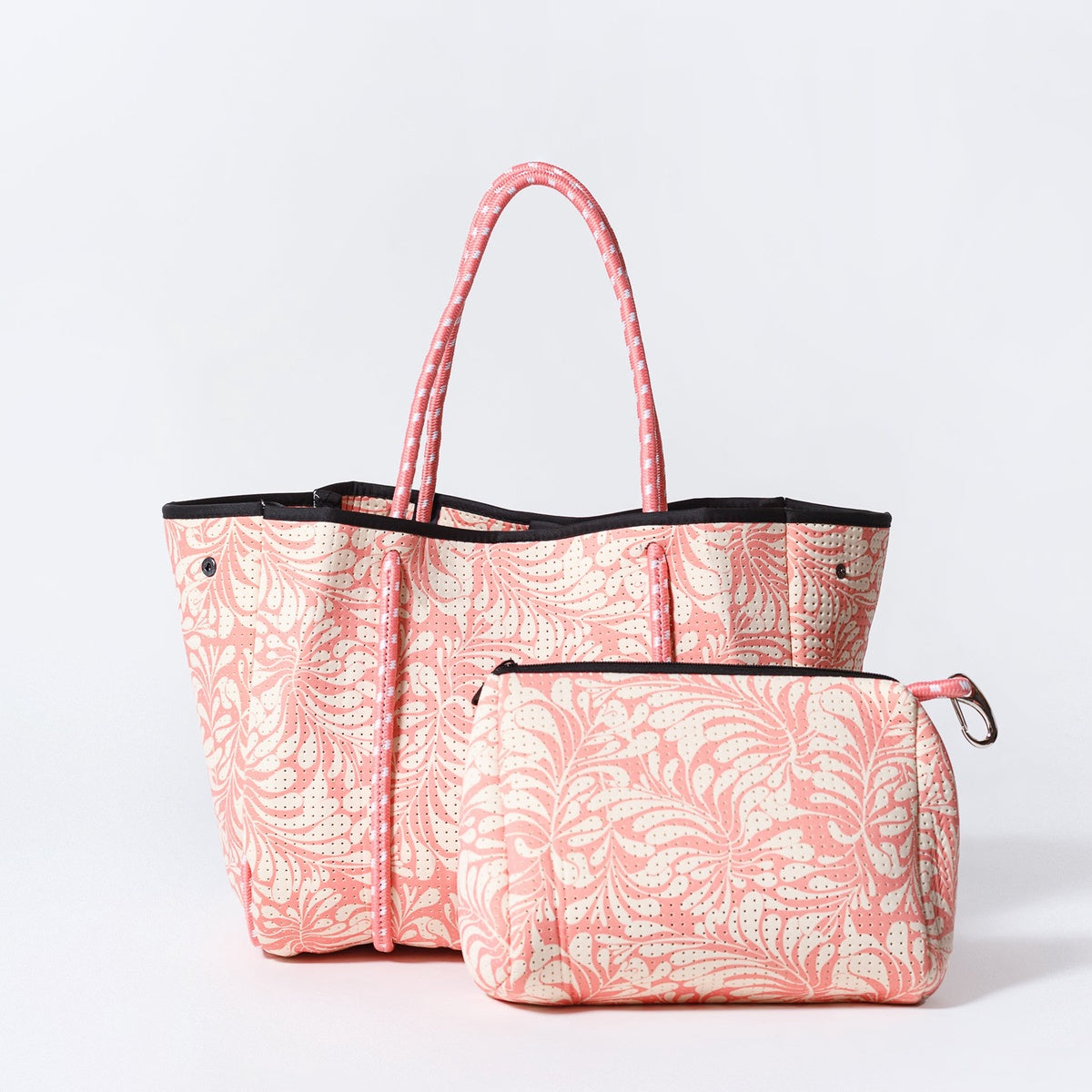  Pop Ups Brand Palm Pink Set - Everyday Tote And Pouch - Default Title - Bonton