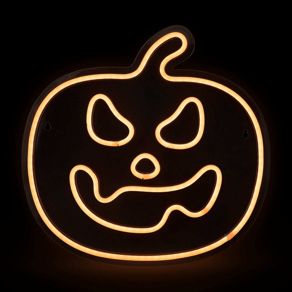  Northlight LED Lighted Neon Style Jack-O-Lantern Halloween Window Silhouette - 15