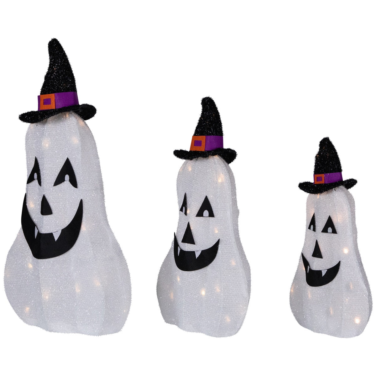  Northlight LED Jack O' Lantern Ghosts Outdoor Halloween Decorations - 23.5