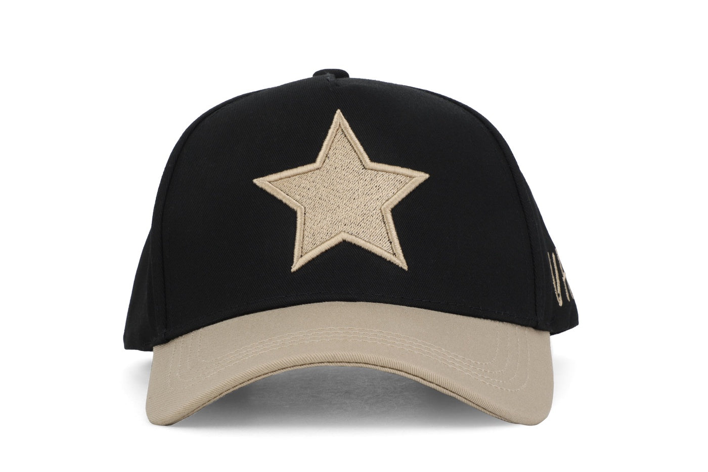  Vintage Havana Vintage Havana Trucker Hat for Women & Men – Black & Khaki Adjustable Cap – Embroidered Star - Default Title - Bonton