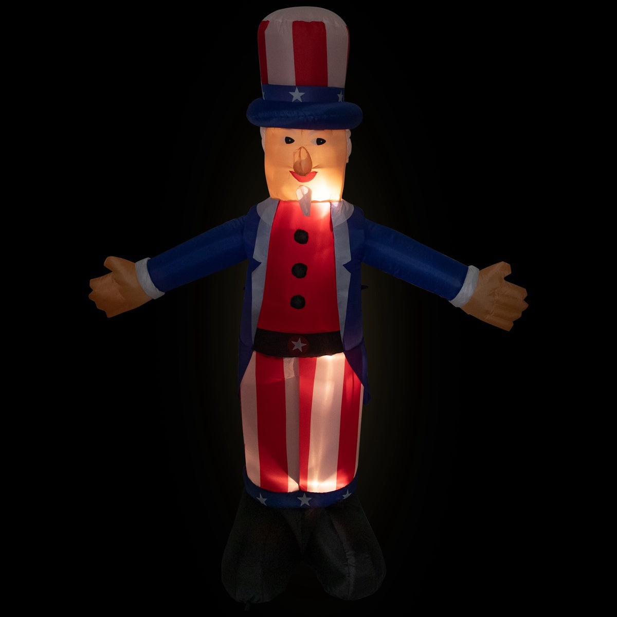  Northlight Lighted Inflatable Uncle Sam Patriotic Outdoor Decoration - 6' - Default Title - Bonton