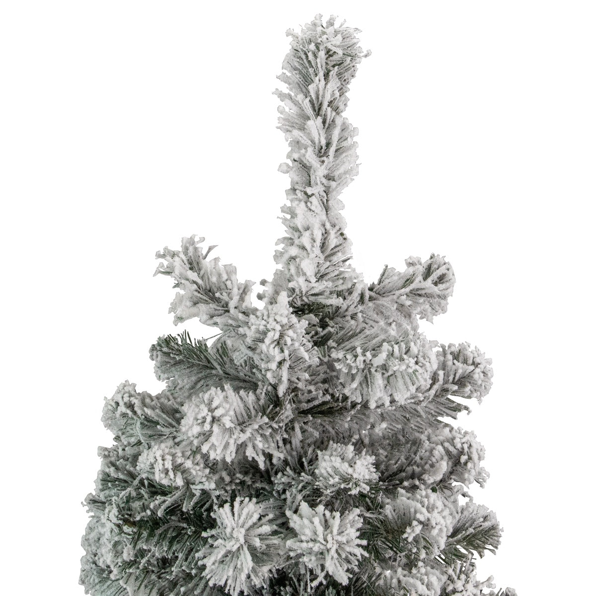  Northlight Medium Heavily Flocked Madison Pine Artificial Christmas Tree - 6.5' - Unlit - Default Title - Bonton