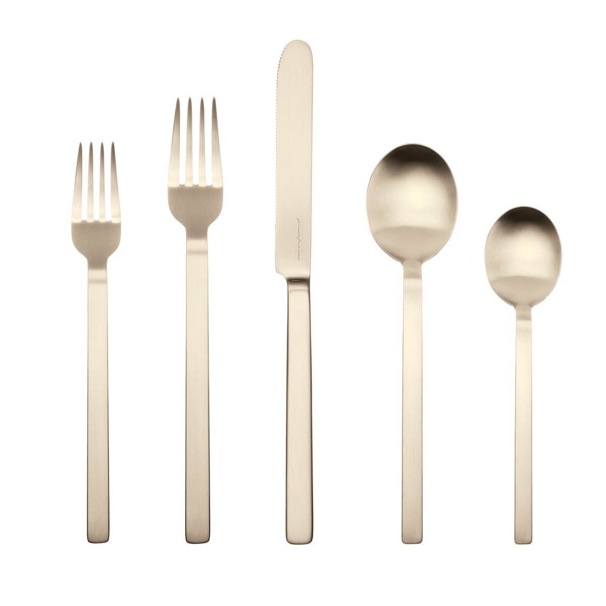  Mepra Stile by Pininarina Flatware Set - Ice Champagne - Bonton