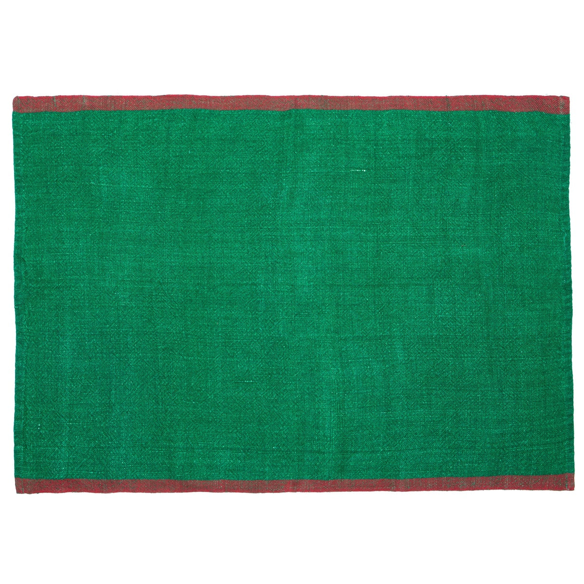  Caravan Color Block Green & Red Napkins 20x20 - Set of 4 - Default Title - Bonton