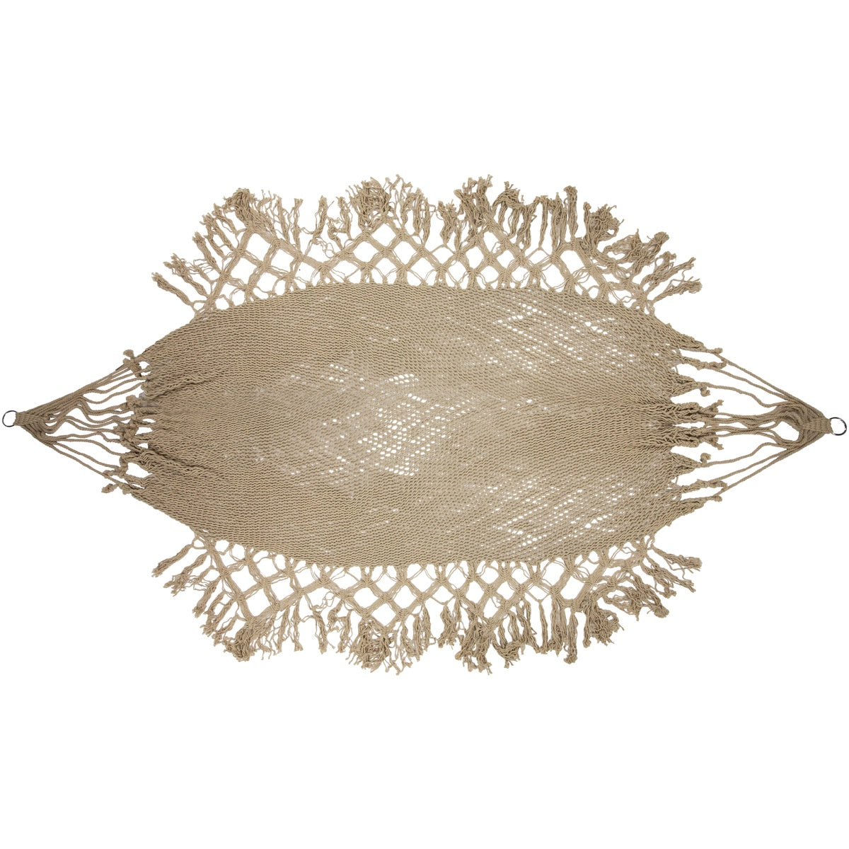 Northlight Macrame Hammock With Patterned Tassels - 78