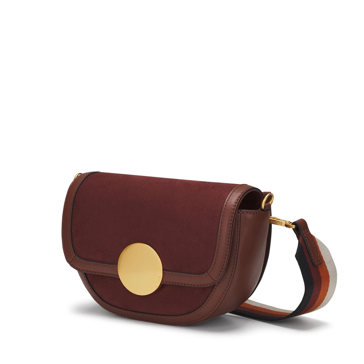  Oryany Lottie Suede  - Small Crossbody - Bordo - Bonton