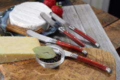 7 Piece Laguiole Pakkawood Cheese Set