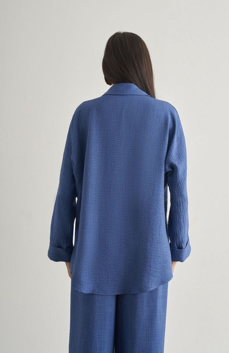  Mizalle Mizalle Tunic - Indigo - Bonton