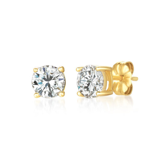 .75ct Brilliant Stud Earrings in Gold