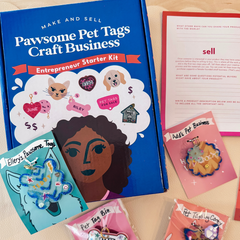 Paws & Profits: Kidpreneur Pet Tag Craft Kit