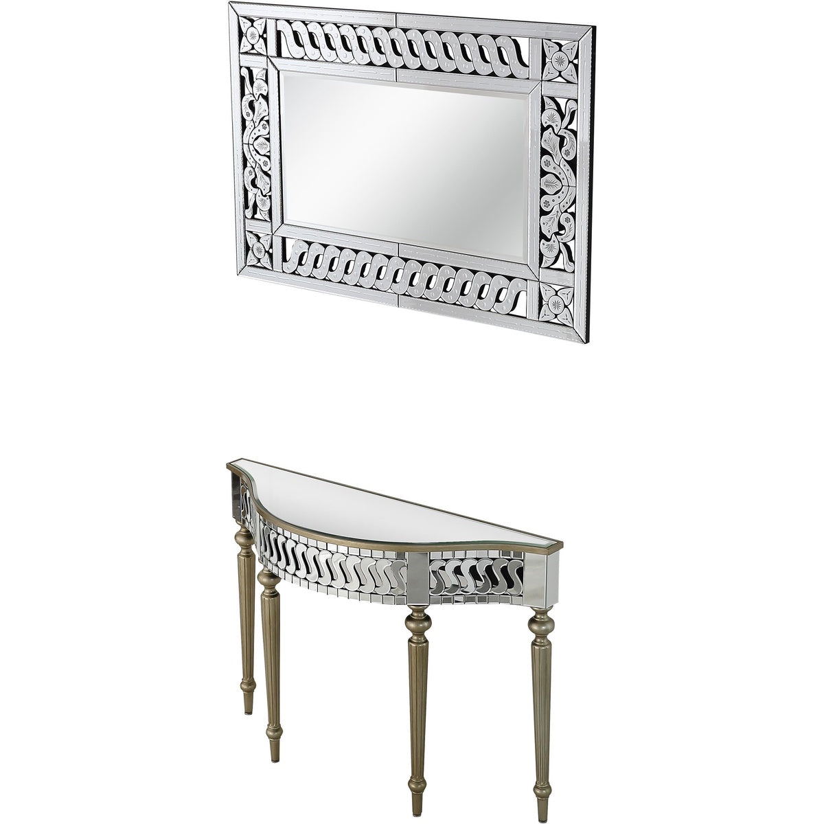  Atelier Wall Mirror and Console Table - Mirror - Bonton