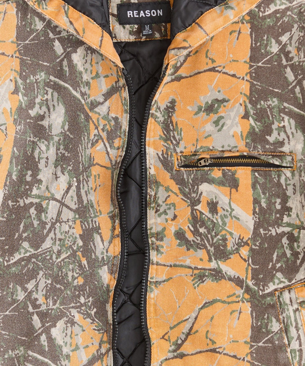  Reason Clothing Workwear Hooded Jacket - MULTI - Bonton