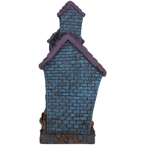 LED Lighted Haunted House With Ghosts Halloween Decoration - 22.75"