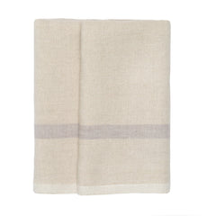 Laundered Linen Towels, Set of 2