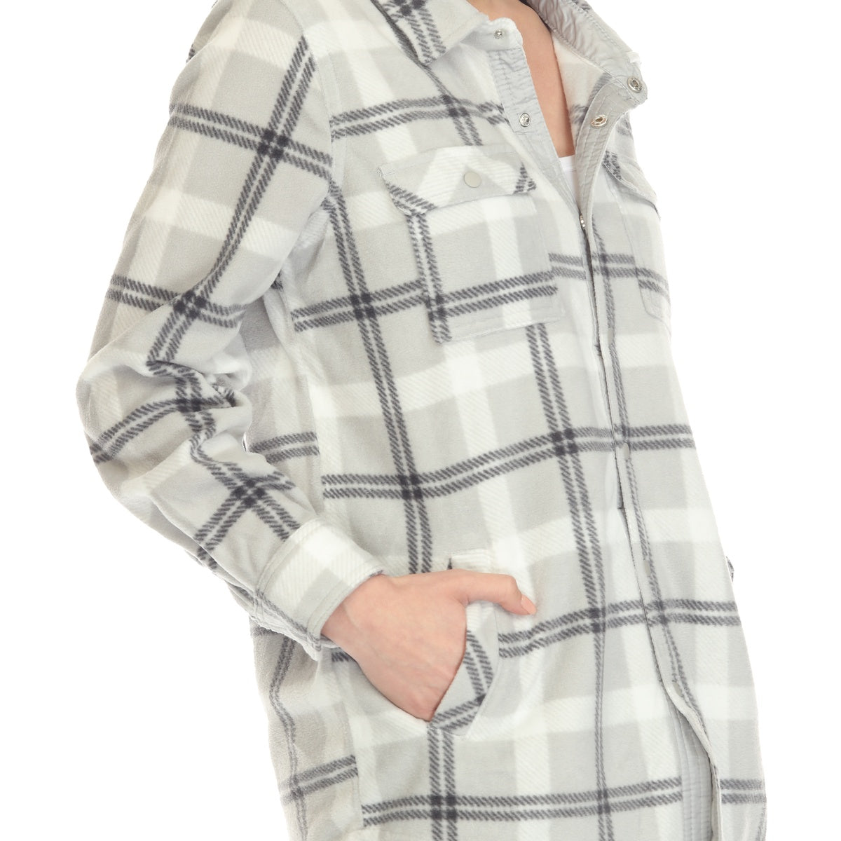  White Mark Women's Flannel Plaid Shirts - S - Bonton