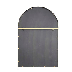 20 Panel Arched Gold Metal Framed Mirror