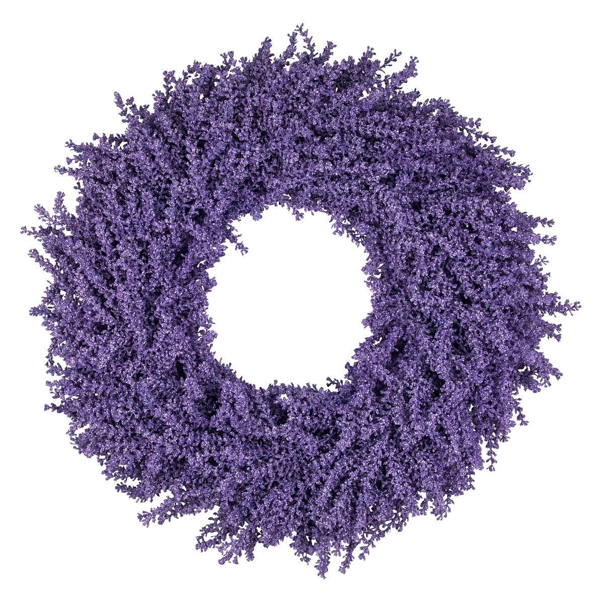  Northlight Purple Lavender Artificial Floral Spring  Wreath  28-Inch  Unlit - Default Title - Bonton