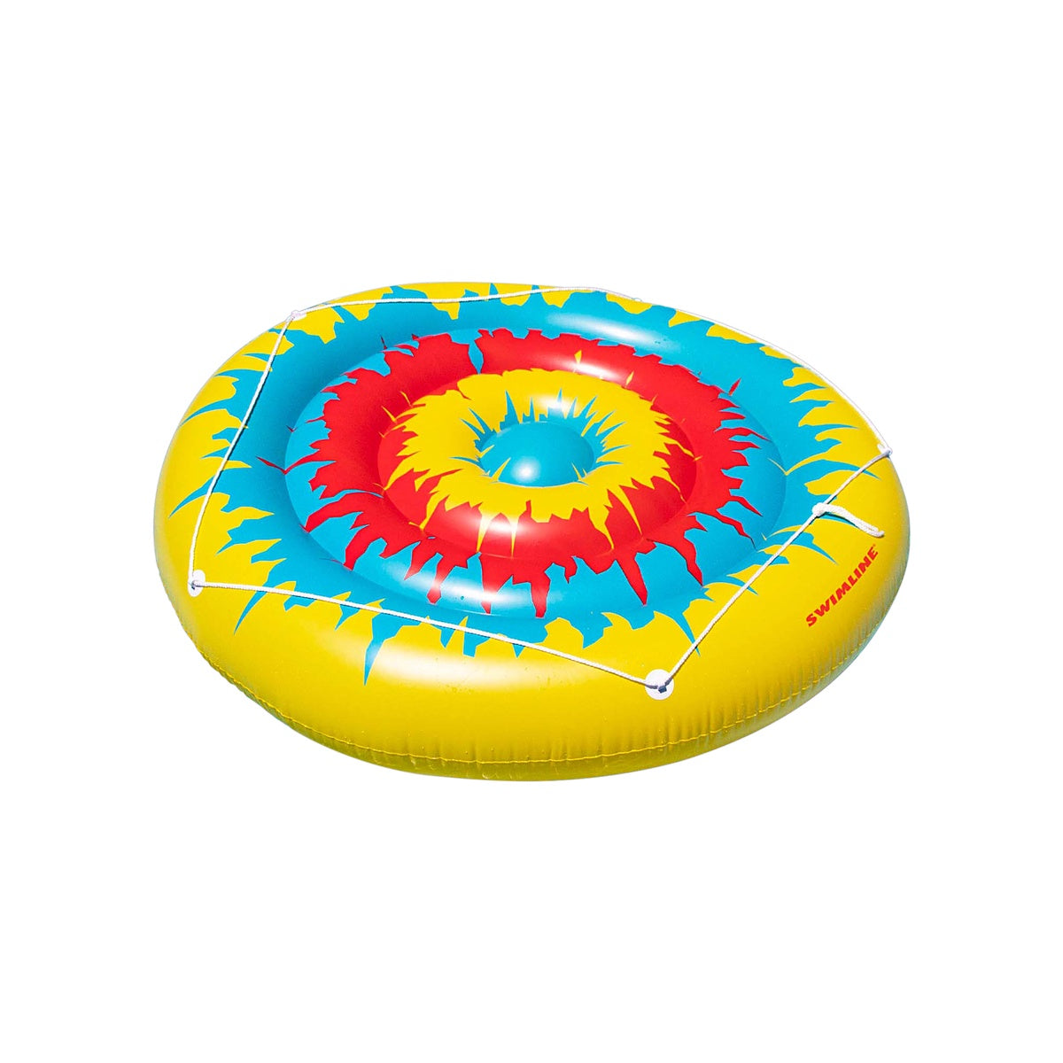  Swim Central Inflatable Multicolor Tie Dye Circular Swimming Pool Float - 72