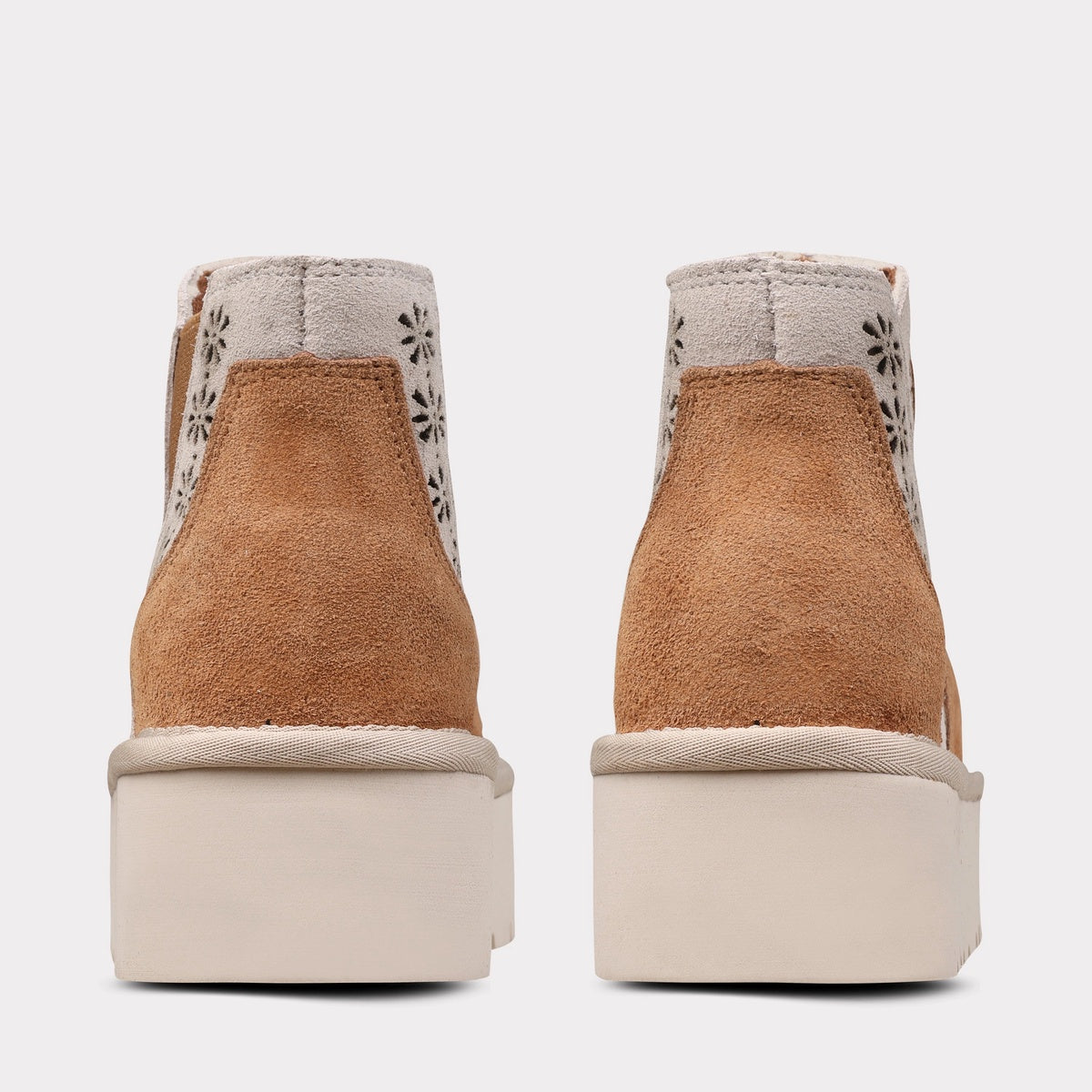  Mykos Antoinette Youth Pull-on Platform Boot - ChestnutWinter White - Bonton