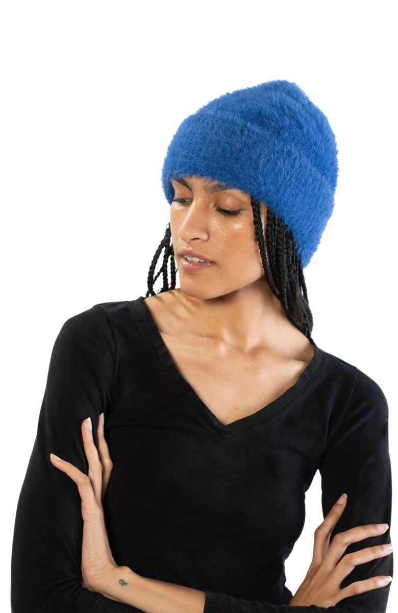  Marcus Adler Eyelash Beanie - Blue - Bonton