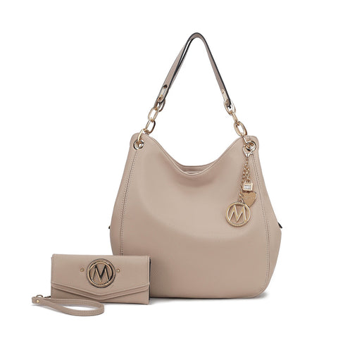 Ashley Hobo Bag and Wallet Set