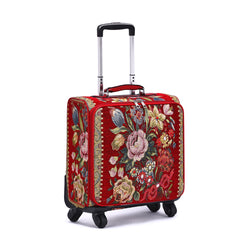 Flower Shop Hand Beaded Suitcase