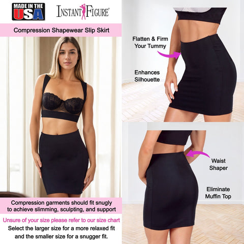 InstantFigure Shapewear Slip Skirt WS40141