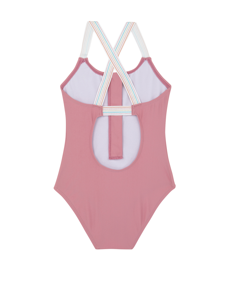 Gottex Kids Rainbow Star Zip Front One Piece - Rainbow Pink - Bonton