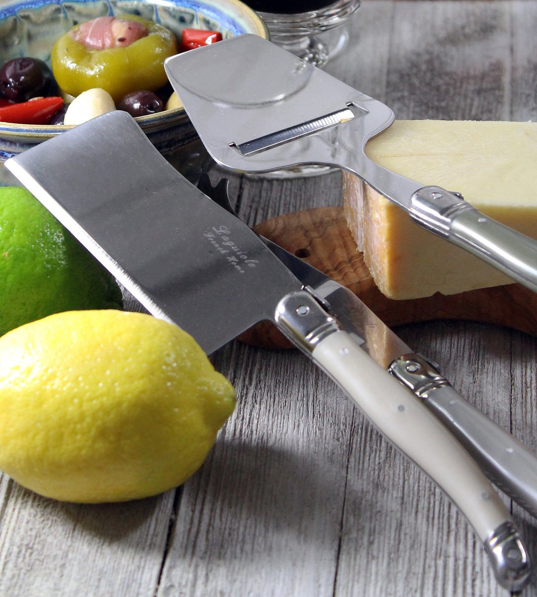  French Home 5 Piece Laguiole Mist Cheese Knife and Fork and Slicer Set - Default Title - Bonton