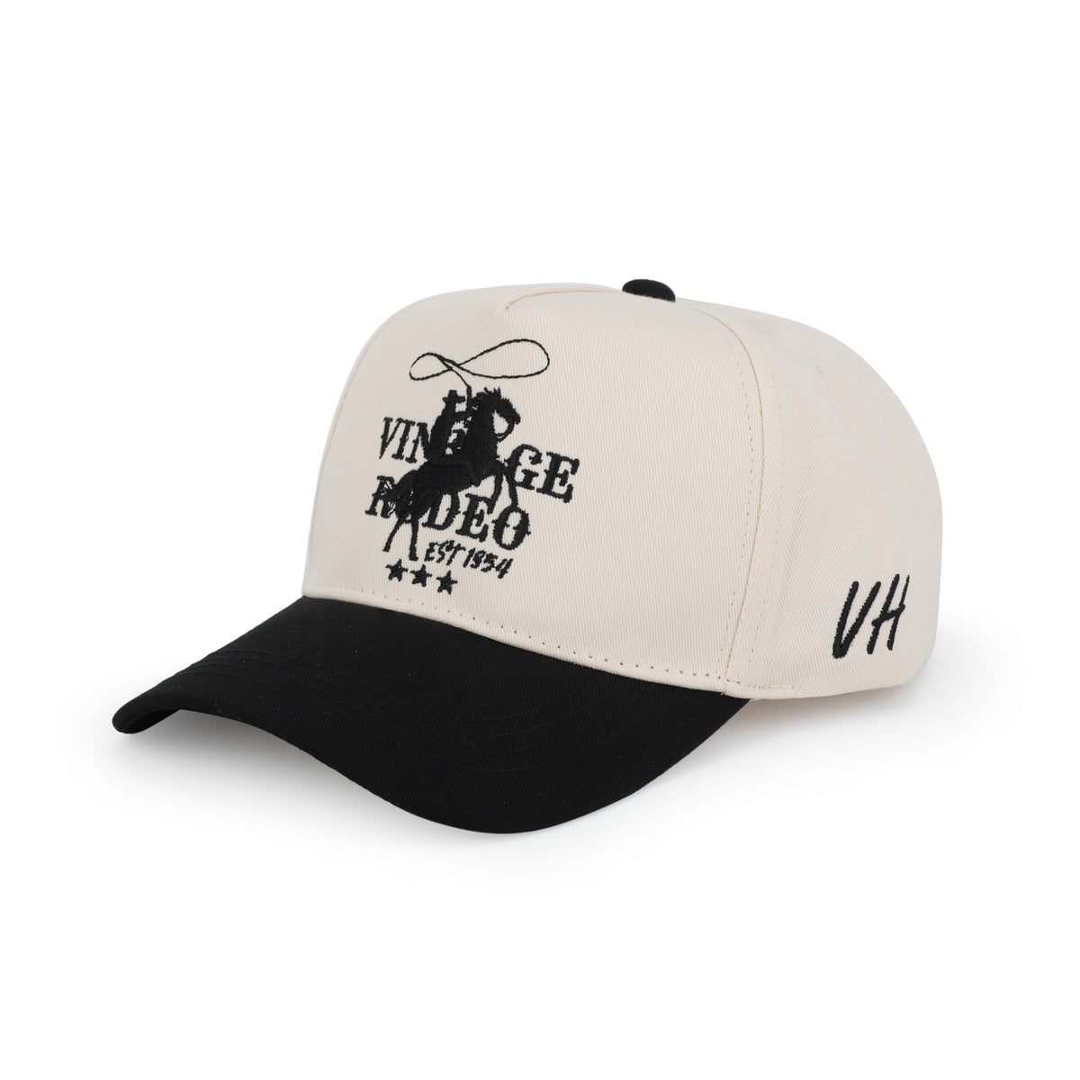  Vintage Havana Vintage Havana Trucker Hat for Women & Men – Black & Tan Adjustable Cap – Embroidered 