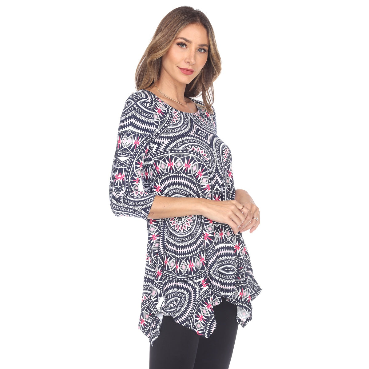  White Mark Women's Maji Tunic Top - S - Bonton