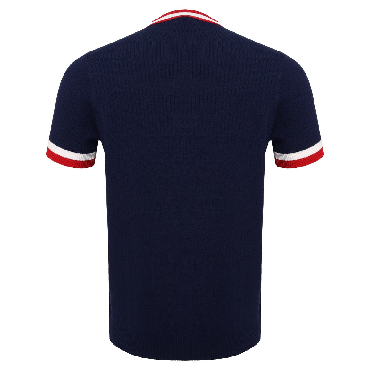  Barocco Elite Contrast Ribbed Tee NAVY - NAVY - Bonton