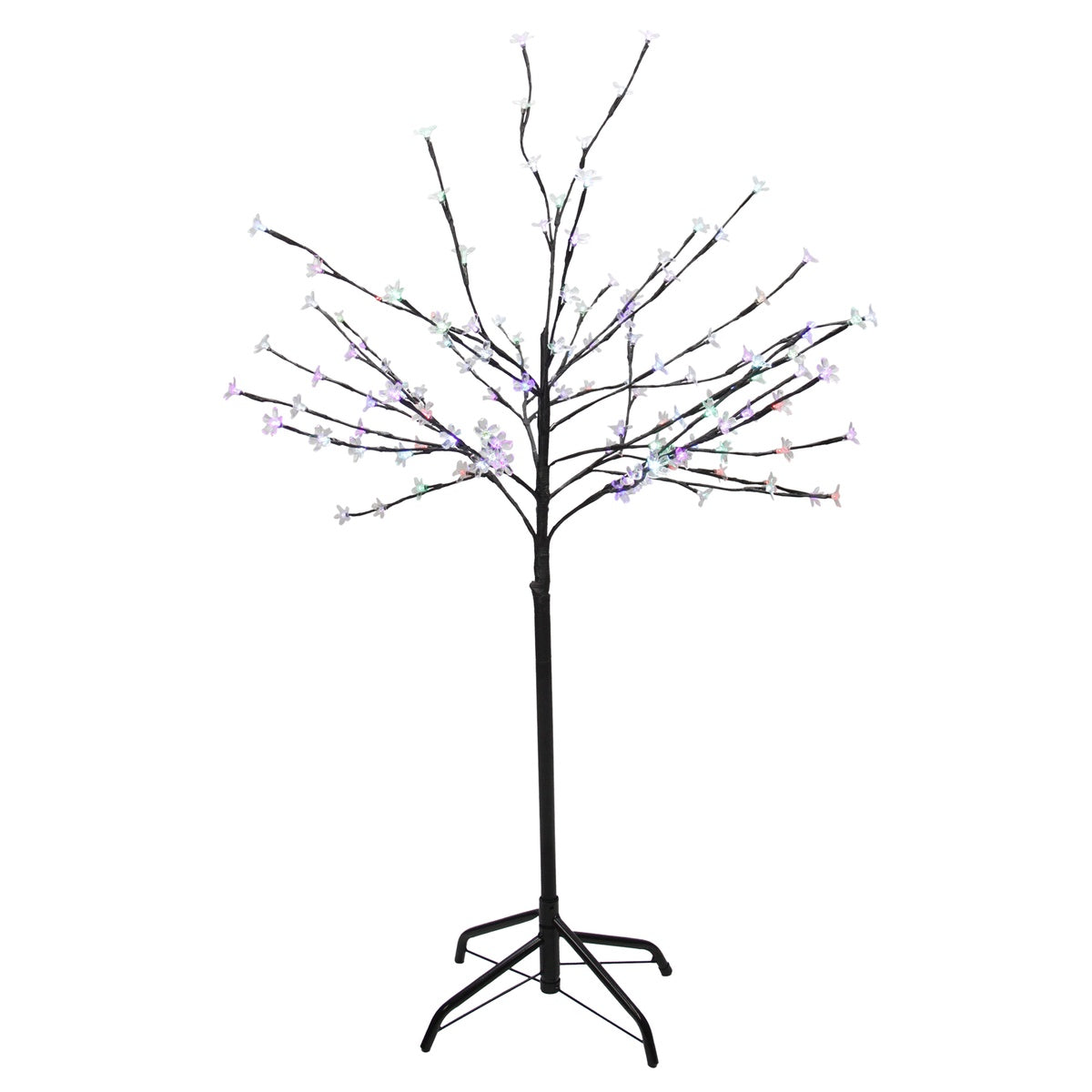  Northlight LED Lighted Artificial Cherry Blossom Tree - 4' - Color Changing Lights - Default Title - Bonton